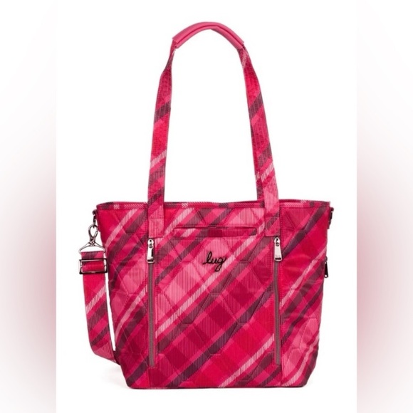 lug Handbags - Lug Rally in Berry Plaid
